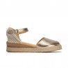 Cuñas Mujer Pitillos 10580 Oro