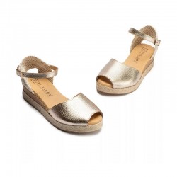 Cuñas Mujer Pitillos 10580 Oro