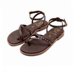 Sandalias Planas Mujer Oh My Sandals 5853 Marron