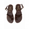 Sandalias Planas Mujer Oh My Sandals 5853 Marron