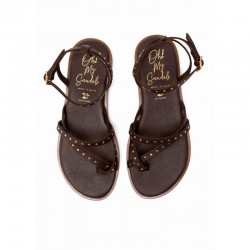 Sandalias Planas Mujer Oh My Sandals 5853 Marron