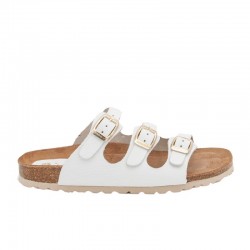 Sandalias Planas Mujer Inter-Bios 7231 Blanco