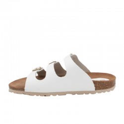 Sandalias Planas Mujer Inter-Bios 7231 Blanco