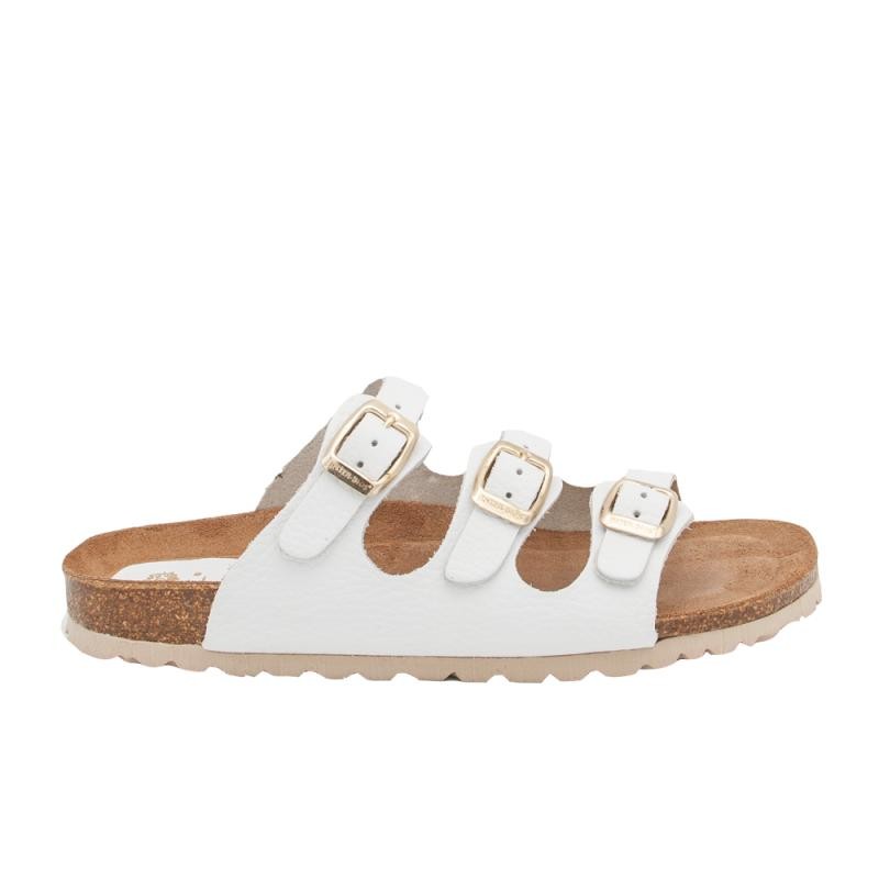 Sandalias Planas Mujer Inter-Bios 7231 Blanco