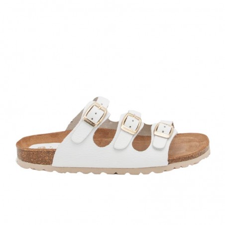 Sandalias Planas Mujer Inter-Bios 7231 Blanco