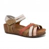 Sandalias Mujer Inter-Bios 5338 Gris-Kaki