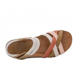 Sandalias Mujer Inter-Bios 5338 Gris-Kaki
