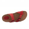 Sandalias Planas Mujer Inter-Bios 7212 Rojo