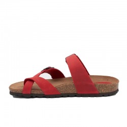 Sandalias Planas Mujer Inter-Bios 7212 Rojo