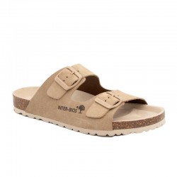 Sandalias Planas Mujer Inter-Bios 7600 Beig