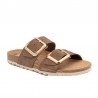Sandalias Planas Mujer Inter-Bios 7232 Taupe