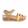 Cuñas Mujer Inter-Bios 5803 Kaki-Mostaza