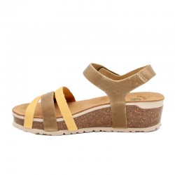 Cuñas Mujer Inter-Bios 5803 Kaki-Mostaza