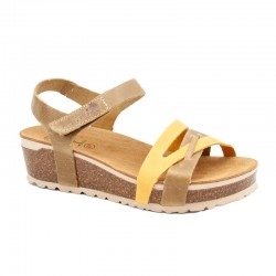 Cuñas Mujer Inter-Bios 5803 Kaki-Mostaza