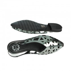 Sandalias Planas Mujer Porronet 7092 Plomo