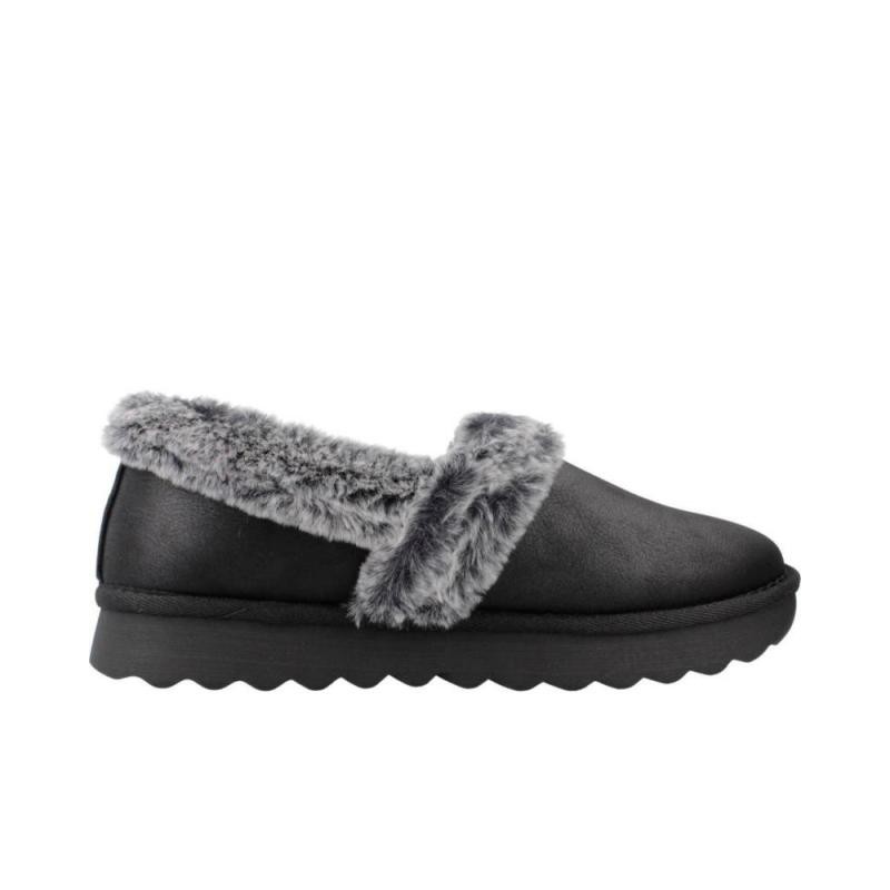 Zapatillas de Casa Mujer Skechers Cozy Up Negro