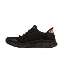 Sneakers Mujer Skechers Bobs Squad 4 - Dire Step Negro-Negro