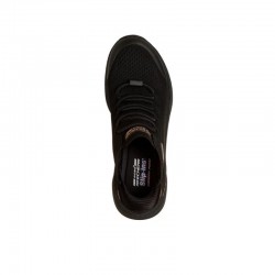 Sneakers Mujer Skechers Bobs Squad 4 - Dire Step Negro-Negro