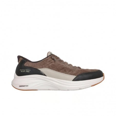 Sneakers Hombre Skechers Contour Foam - Cozy Fit Cordex Kaki