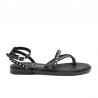 Sandalias Planas Mujer Oh My Sandals 5853 Negro