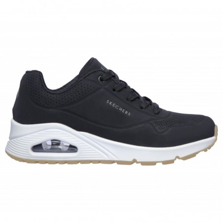 Sneakers Mujer Skechers Uno - Stand On Air Negro