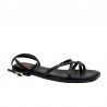 Sandalias Planas Mujer Porronet 3222 Negro