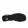 Sandalias Planas Mujer Porronet 3222 Negro