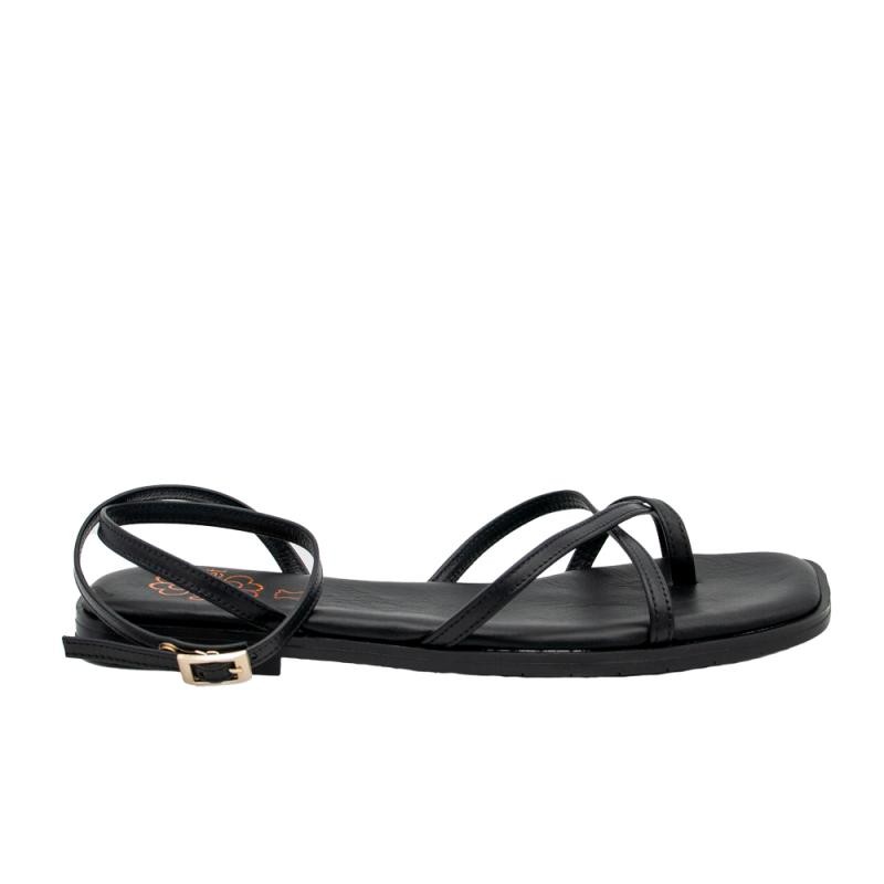 Sandalias Planas Mujer Porronet 3222 Negro