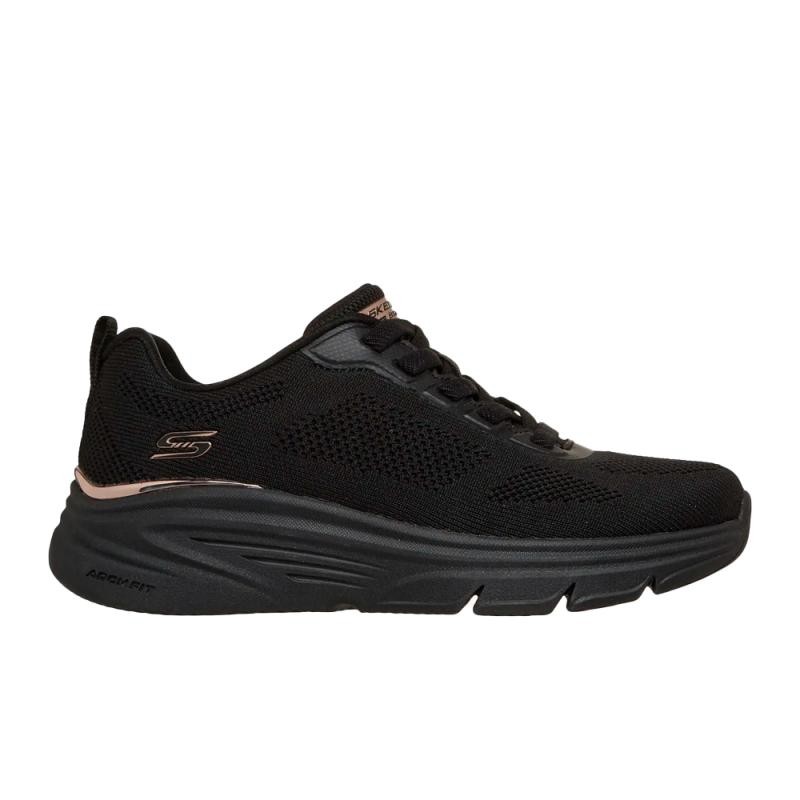 Sneakers Mujer Skechers Bobs Arch Fit Elev8 Negro-Negro