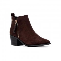 Botines de Tacón Mujer Refresh 173180 Marron