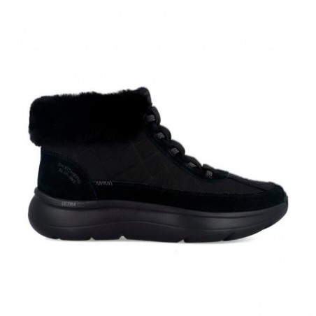 Botines Planos Mujer Skechers On-The-Go Encore - Cozy Fit Me Negro-Negro