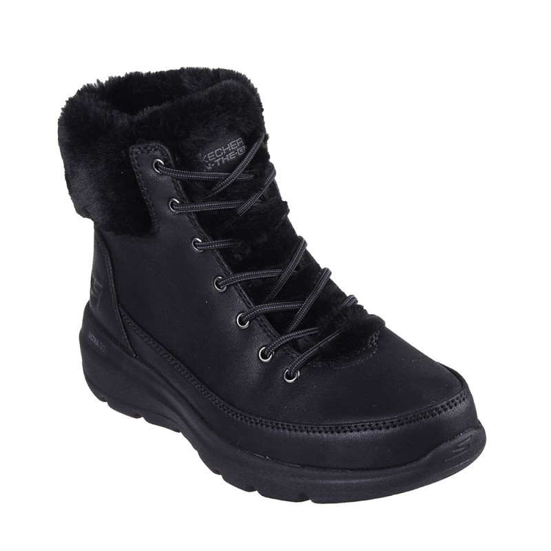 Botas Planas Mujer Skechers Wonderland Negro-Negro
