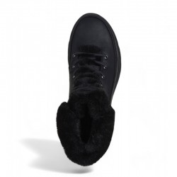 Botas Planas Mujer Skechers Wonderland Negro-Negro