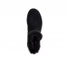 Botines Planos Mujer Skechers Wilshire Blvd - Fresh Zip Negro-Negro
