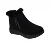 Botines Planos Mujer Skechers Wilshire Blvd - Fresh Zip Negro-Negro