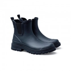 Botas de Agua Mujer Verbenas Lua Smooth Negro