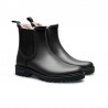 Botas de Agua Mujer Verbenas Gaudi Fur Smooth Negro
