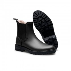 Botas de Agua Mujer Verbenas Gaudi Fur Smooth Negro