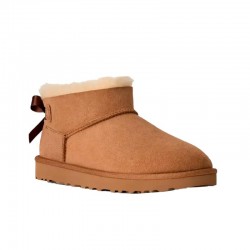 Botines Planos Mujer UGG W Ultra Mini Bailey Bow Cuero