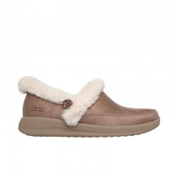 Zapatillas de Casa Mujer Skechers Slip-Ins: Cozy Escape Taupe