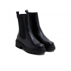 Botines Planos Mujer Porronet 4821 Negro