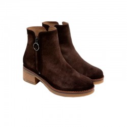 Botines de Tacón Mujer Porronet 4831 Moka