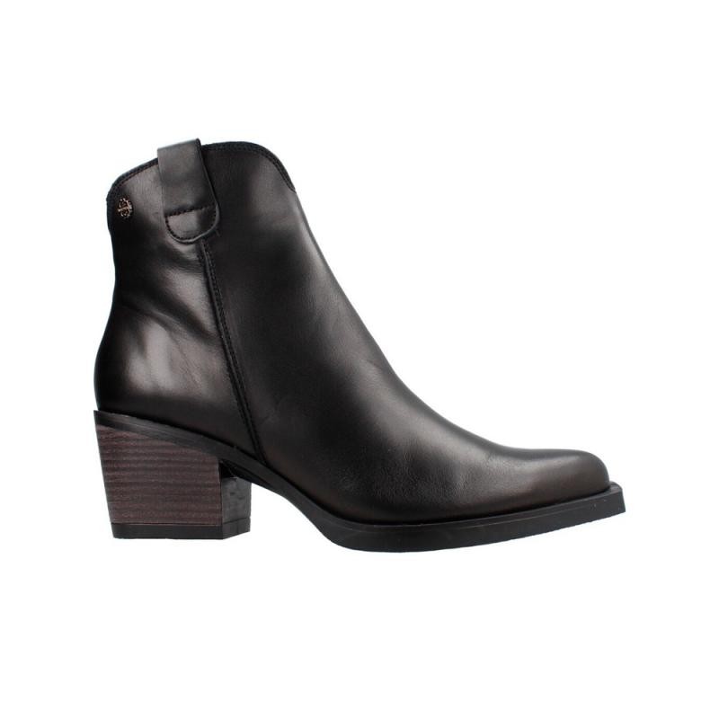 Botines de Tacón Mujer Porronet 4850 Negro