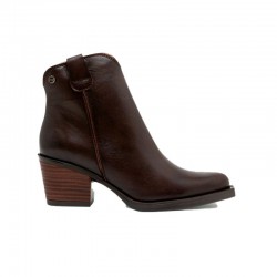 Botines de Tacón Mujer Porronet 4850 Moka