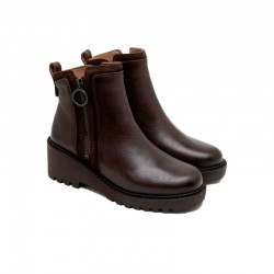 Botines Planos Mujer Porronet 4866 Moka