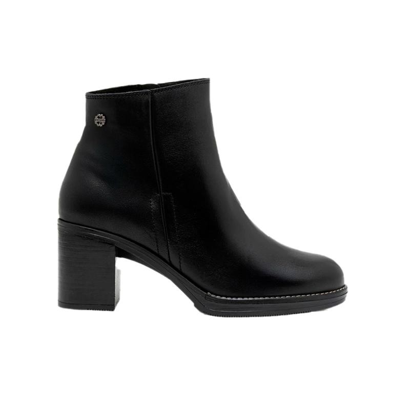 Botines de Tacón Mujer Porronet 4880 Negro