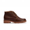 Botines Planos Mujer Pitillos 11566 Marron