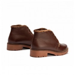 Botines Planos Mujer Pitillos 11566 Marron