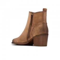 Botines de Tacón Mujer Refresh 176156 Beig