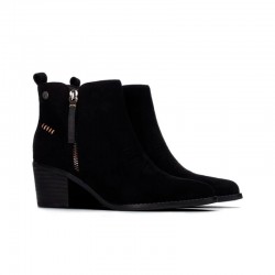 Botines de Tacón Mujer Refresh 176156 Negro